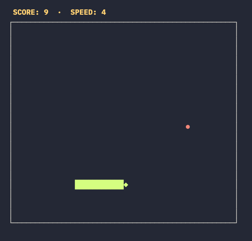 A playable Snake game built by decode